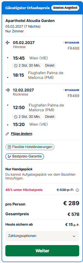 Mallorca Reise Angebot
