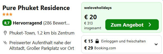 Thailand Hotel Angebot